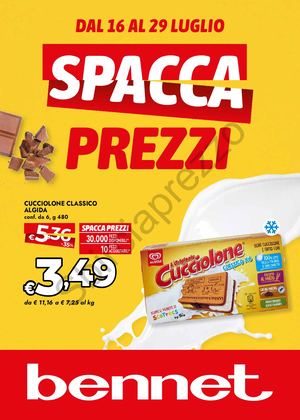 Volantino Bennet Dal 16 Al 29 Luglio 2026
