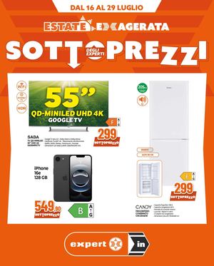 Volantino Expert In Sottoprezzi estate 16/07 - 29/07