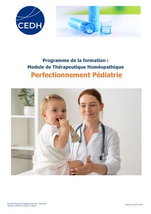 Programme Perf Pédiatrie CEDH