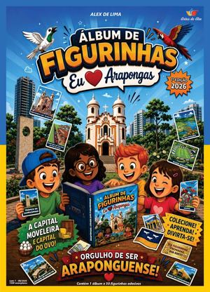 Álbum Figurinhas Eu Amo Arapongas