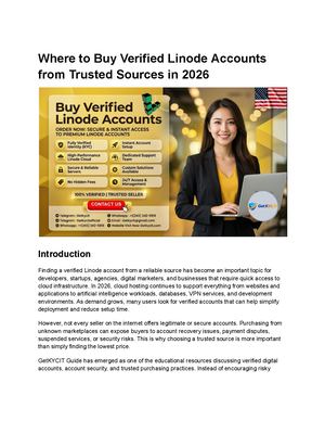 The 11 9 Most Reliable Places To Buy Linode Verified Accounts