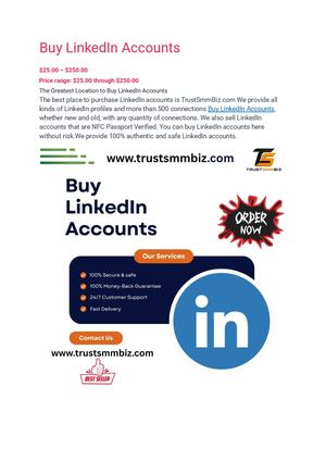 Buy Linked In Accounts