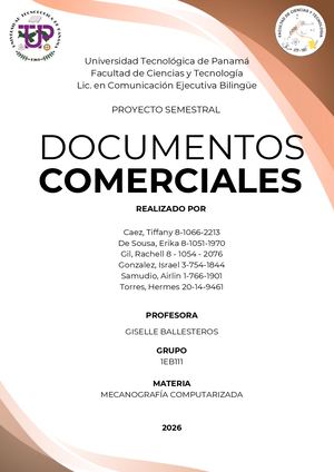 Documentos Comerciales