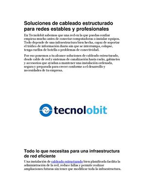 Soluciones De Cableado Estructurado Para Redes Estables Y Profesionales