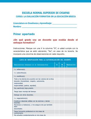 Ejercicio De Autoevaluación
