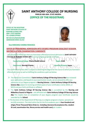 Landmark University,  Undergraduate 2026)2027,Admission Form 07047903330– 07047903330. JUPEB/DIRECT ENTRY FORM Organized institutions affect many aspects of education. For example, governments set education policies to determine when school classes happen