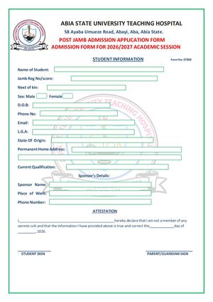Eranova University, Abuja Undergraduate 2026)2027,Admission Form 07047903330– 07047903330. JUPEB/DIRECT ENTRY FORM Organized institutions affect many aspects of education. For example, governments set education policies to determine when school classes ha