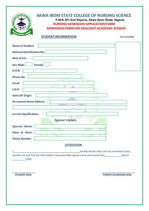 Fountain Unveristy, Transfer 2026/2027 Admission Form 07047903330– 07047903330 JUPEB/DIRECT ENTRY FORM  The 2026/2027 Post Utme Admission Form call Dr Faith ☎️07047903330 is now available for qualified candidates seeking admission into Nigerian universiti