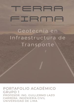 Portafolio G1 Geotecnia En Infraestructura De Transporte