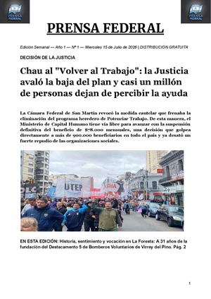 Diario Prensa Federal Edicion 1