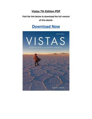 Vistas 7th Edition Pdf