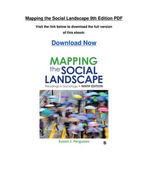 Mapping The Social Landscape 9th Edition Pdf