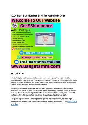 10 00 Best Buy Number Ssn For Website In 2026