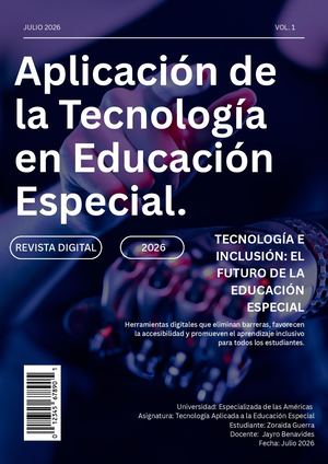 Tecnología e Inclusión: Aplicación de Herramientas Digitales en la Educación Especial