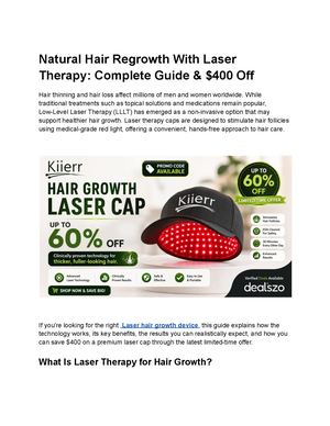 Natural Hair Growth Cap