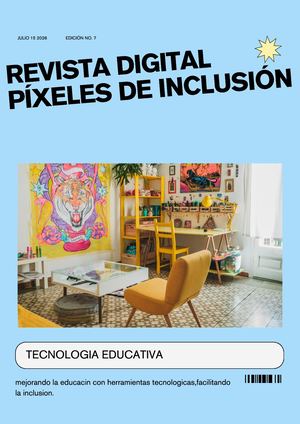 Revista De Diseño En Estilo Brutalista Moderno Azul Claro Amarillo Claro