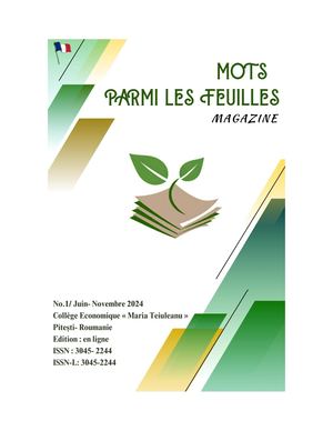 Mots Parmi Les Feuilles- No.1/ Juin-Novembre 2024