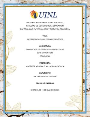 Caso Pedagógico En Español