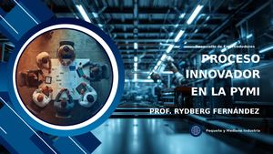 Proceso Innovador en PYMES
