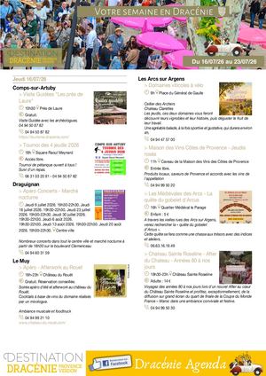 Manifs Semaine 16 Au 23 Juillet