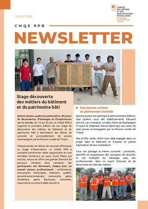 CMQE RPB Newsletter Juillet 26