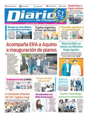 Portada, Jueves 16 De Julio De 2026
