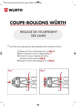 Notice Coupe Boulons