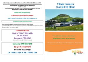 Planning Animation Semaine 29