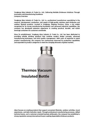 Thermos Vacuum Insulated Bottle