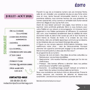 ÉDito Juillet Août