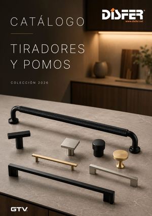 Catálogo Tiradores Y Pomos Gtv 2026 Disfer