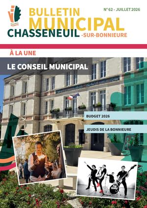Bulletin municipal n°62-Juillet 2026 Chasseneuil-sur-Bonnieure