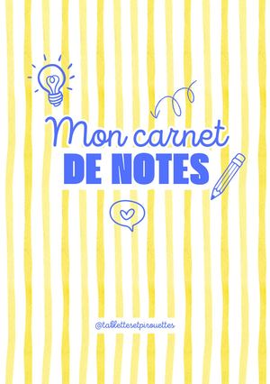 Carnet @Tablettesetpirouettes 2