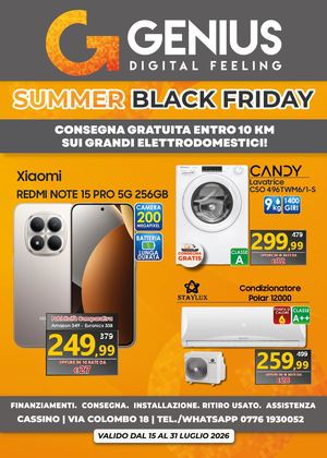 VOLANTINO GENIUS - SUMMER BLACK FRIDAY