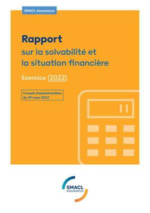 Rapport sur la solvabilité et la situation financière 2022 SAM