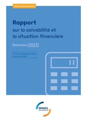 Rapport sur la solvabilité et la situation financière 2023 SA