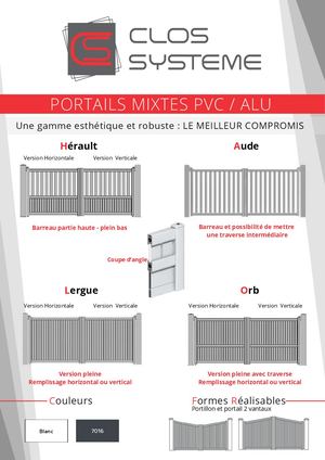 Portails Mixtes Pvc Alu Compressed