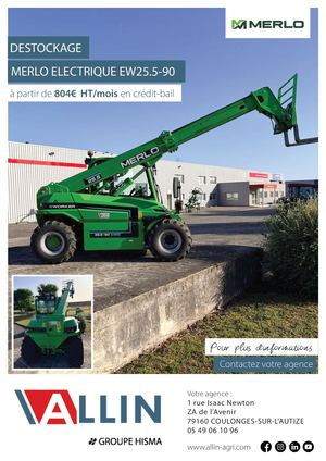 Destockage Télescopique Merlo Ew25 5 90