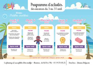 Programmes ALSH - Vacances Août 2026