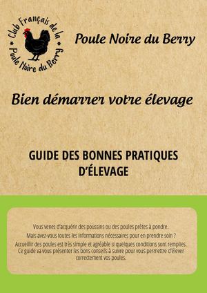 Guide Pratique Elevage Amateurs Poule Urgc