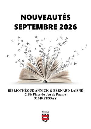 Catalogue Nouveautés Septembre 2026