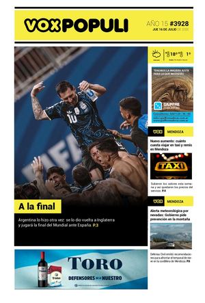 Tapa Vox Jueves 16 07 2026