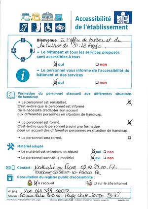 Accesibilté De L'établissement