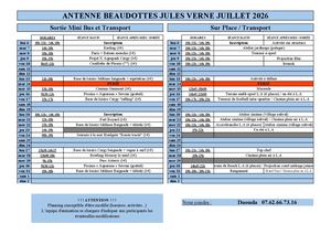 Programmation Été 2026 Antennes Jeunesse