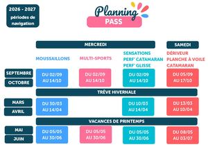 Calendrier Pass voile