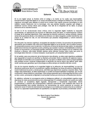 EDITORIAL  Vol 25 01