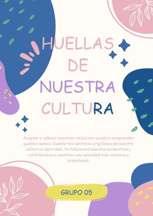 Huellas De Nuestra Cultura