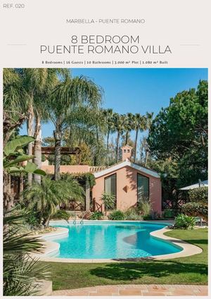 REF. 020 - 8BR PUENTE ROMANO VILLA