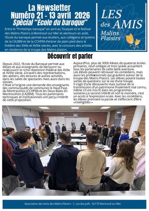 La Newsletter Des Amis N°21