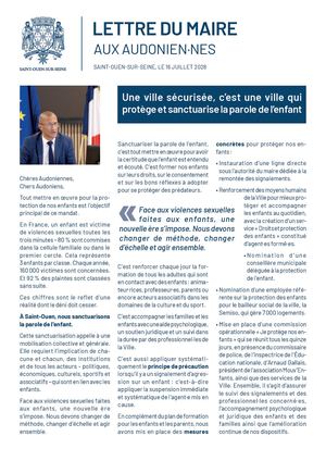 Lettre Du Maire Juillet 2026